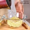 Heat-Resistant Glass Bowl - Salad & Dough Bowl, High-Temperature Calcium Sodium Glass Tableware