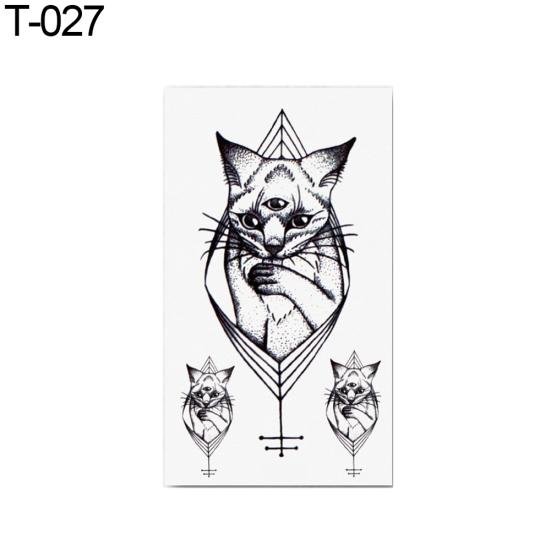 Trigram Animal Temporary Fake Tattoo Sticker Body Art Removable Decal