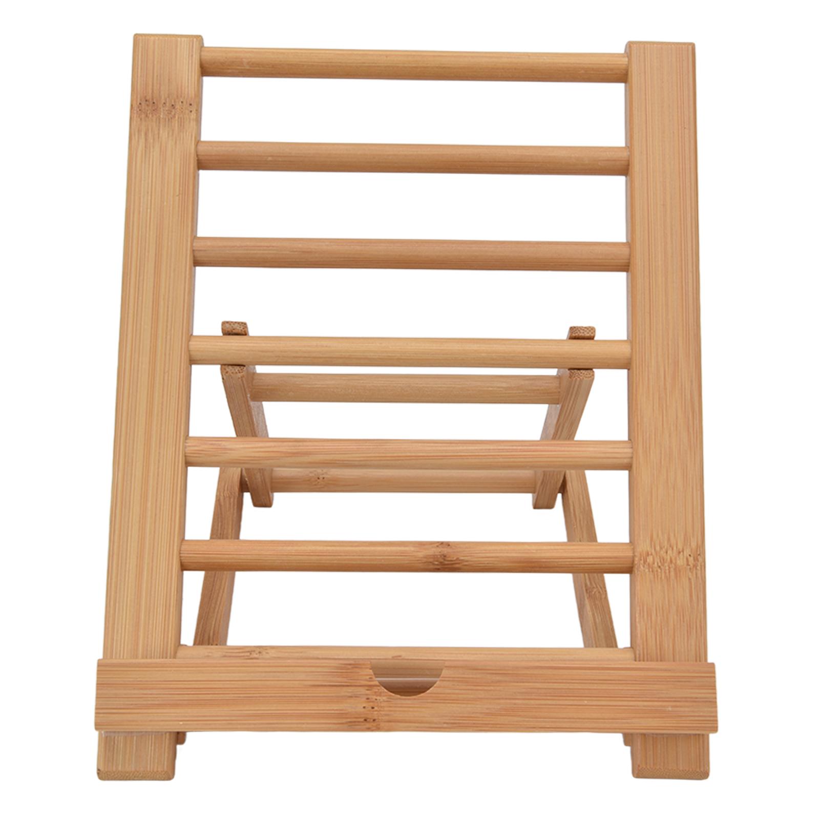 

Подставка для планшета бамбуковая складная многоугольная универсальная настольная держатель для планшета от 4 до 13 дюймов для телефона книги нот