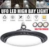 300/400/500W Super Bright Industrial Lighting UFO Workshop Ceiling Lights LED High Bay Light Waterproof Warehouse Garage Lights