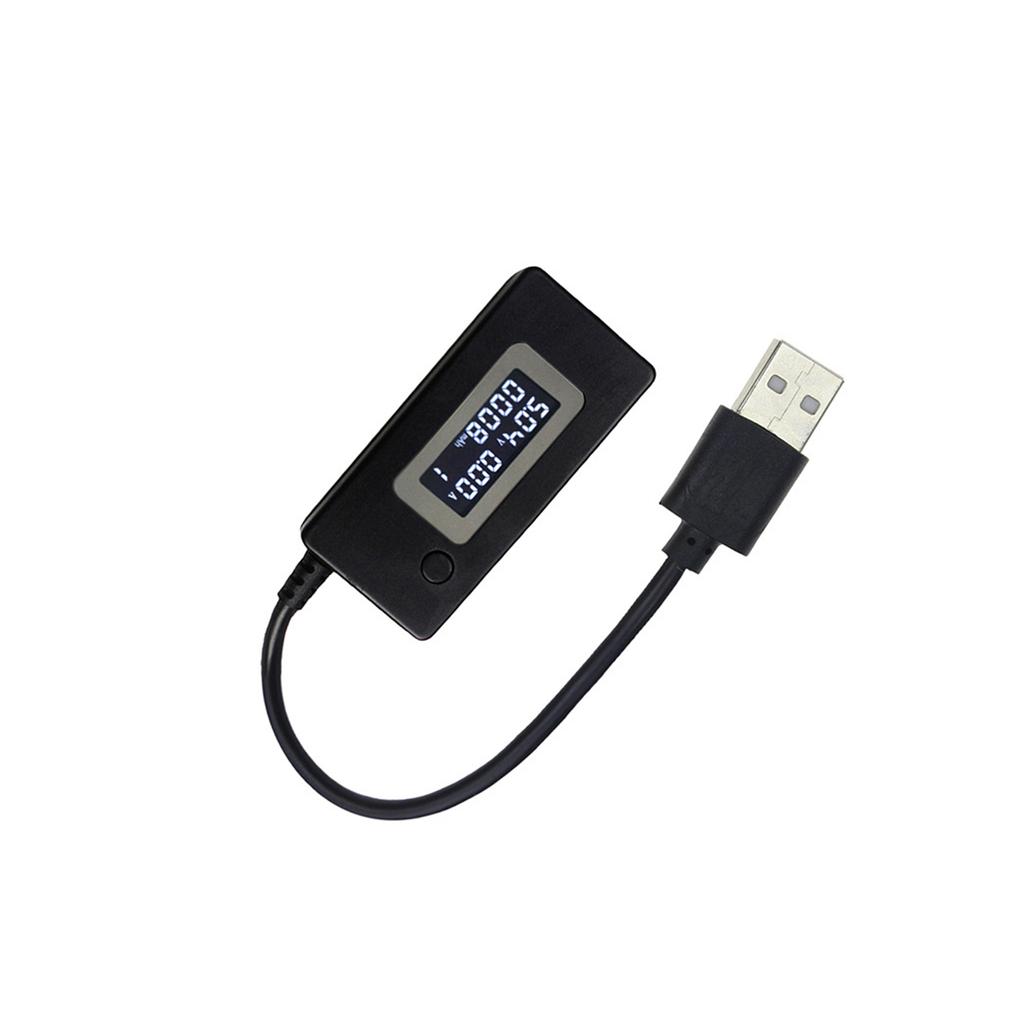 1Pcs Load Tester 3V-15V Current Voltage Meter Detector LCD Display Mobile Power Capacity Monitoring High Quality