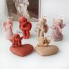 Angel Statue Candle Mold for Making Aromatherapy Candle Soap Fondant Baking Chocolate Molds DIY Craft Gypsum Ornaments