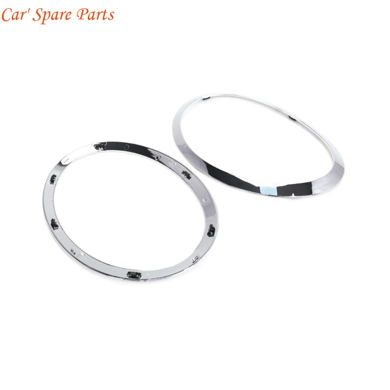 Y4UA Car Headlight Trim Rings For Mini F55 F56 F57 7300631 Headlamp Trim Rings