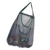 Breathable Mesh Hanging Storage Bag For Garlic Onion Spices Kitchen Vertical Space Saving Organizer Durable Polyester Material