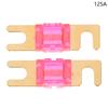 2 Stücke Vergoldete Bolzen Autosicherungen Mini Auto Audio Sicherung 20A 30A 40A 50A 60A 70A 80A 100A 120A 125A 150A 175A 200A 32V Auto Sicherung