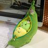 Simulation and Creative Edamame Doll Cute Caterpillar Baby Plush Toy Pod Doll Pendant Gift Girl