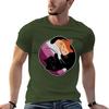 Lesbian Yin Yang Cat T-shirt cute clothes Blouse heavyweights big and tall t shirts