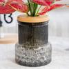 Self-Watering Planter Imitation Glass Vase Hydroponic Plant Pot Transparent Water Storage Tank Mini Desktop Planter for Home Office Decor