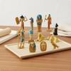 12 Pieces Pharaoh Figure Sphinx Models Realistic Details Ancient Nile Valley Set PVC