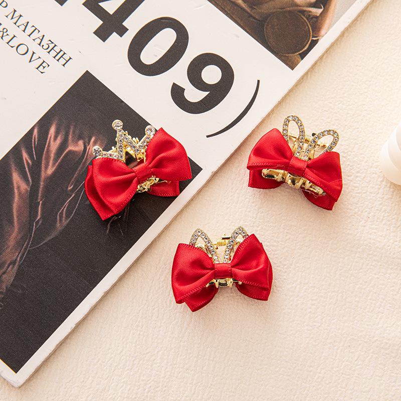 

Принцесса Сплав Корона Бант Заколка для Волос для Девочек и Женщин