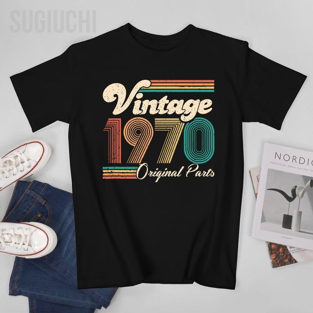 Vintage 1970 Legends Were Born In Retro 70s Style Birthday Unisex Tshirt Tees Tshirt Oneck T Shirts Unisex Clothing 100 Cotton