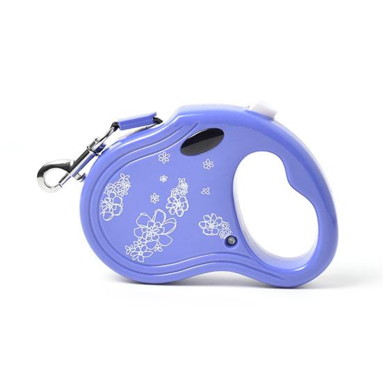 10Ft Retractable Dog Leash Heavy Duty Nylon Rope Pet Leash with Handle One-Touch Control Button Tangle-free Leash for Small Medium Dogs