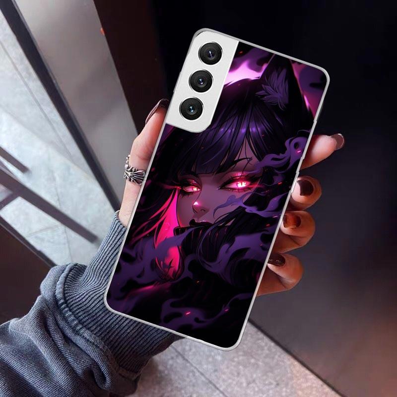 

Crazy Gothic Japan Anime Girls Phone Case For Samsung Galaxy S26 S25 Edge S24 S23 Ultra S22 Plus S21 S20 FE Soft TPU Back Cover Samsung S21 FE