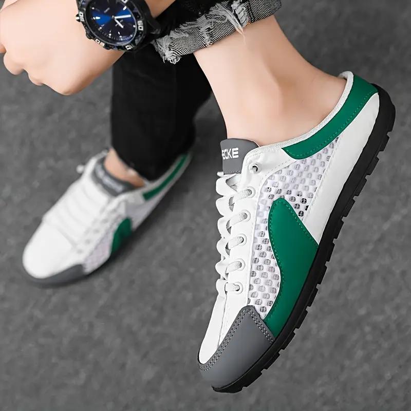 Men's Summer Mesh Slip-On Casual Fashion Shoes - Lightweight, Breathable, All-Match Slippers