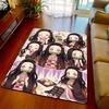 Nezuko Floor Mat Rug Carpet Non Slip Soft Area Rug Bedroom Living Room Home Decoration -QJY