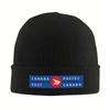 Canada Post Logo Billingual Warm Knitted Cap Hip Hop Bonnet Hat Autumn Winter Outdoor Beanies Hats for Unisex Adult