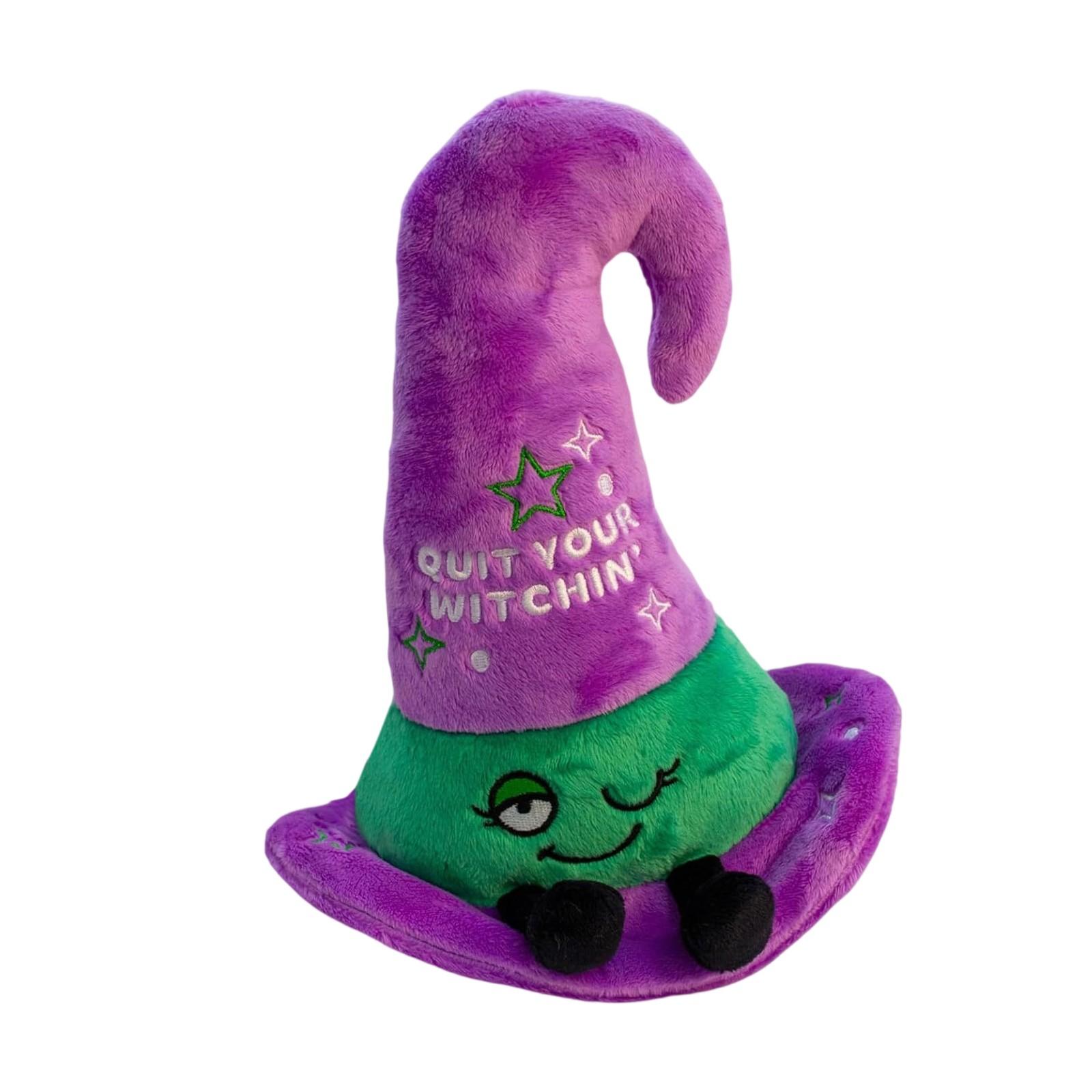 

Эта милая фиолетовая шляпа ведьмы праздничная и таинственная. One Size