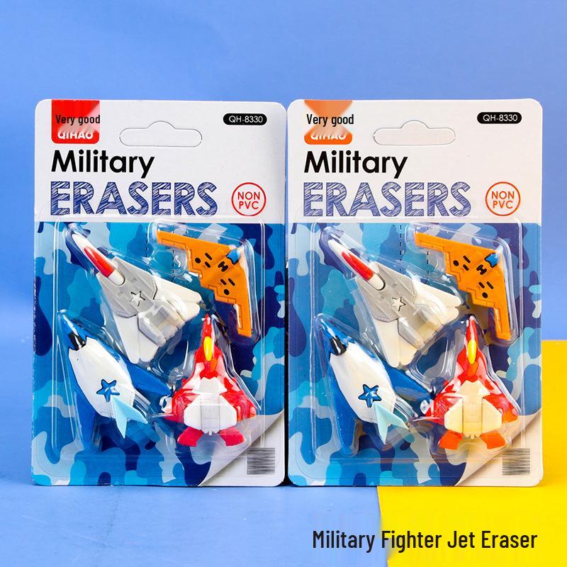 Adorable Cartoon Mini Eraser Set for Students – Perfect Back-to-School Gift