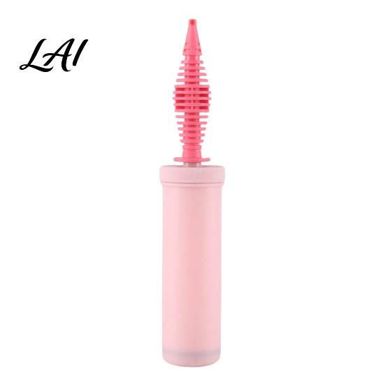 Compact Balloon Inflatable Device Hand Held Way Dual Two Plastic Pump Action Inflator Latex Inflator Manual Air Pump for Balloons