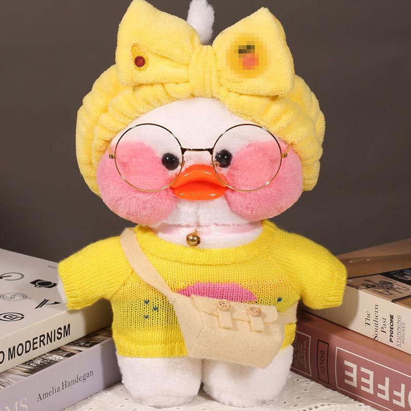 30cm Cartoon Lalafanfan Duck Plush Doll Lovely Lalafanfan Duck Plush Toy Soft Stuffed Animal Doll Room Decor Kids Birthday Gifts