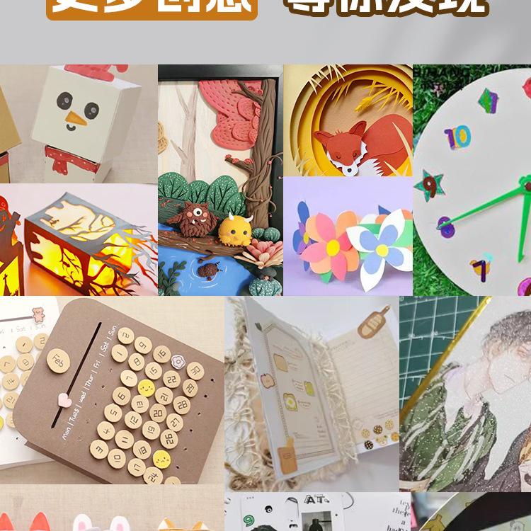 A4 White Cardstock, Black & Colored Paper, Thickened for DIY Kindergarten Crafts & Projects, A3/A4 Size.