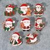 8 Styles Pretty Santa Claus Collection Brooches Candy Canes Wreath Sleigh Reindeer Tree Father Christmas Lapel Pins Xmas Gift