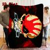 Coperta di Flanella con Fantasia Piatta 2D Colorata Five Finger Death Alta Qualità Calore e Comfort per Tutte le Stagioni Perfetta per Regali di Natale.