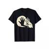 Men and Women with the Same T-shirt Funny Rabbit Animal Rabbit Lovers Shadow 3D Printing T-shirt Source