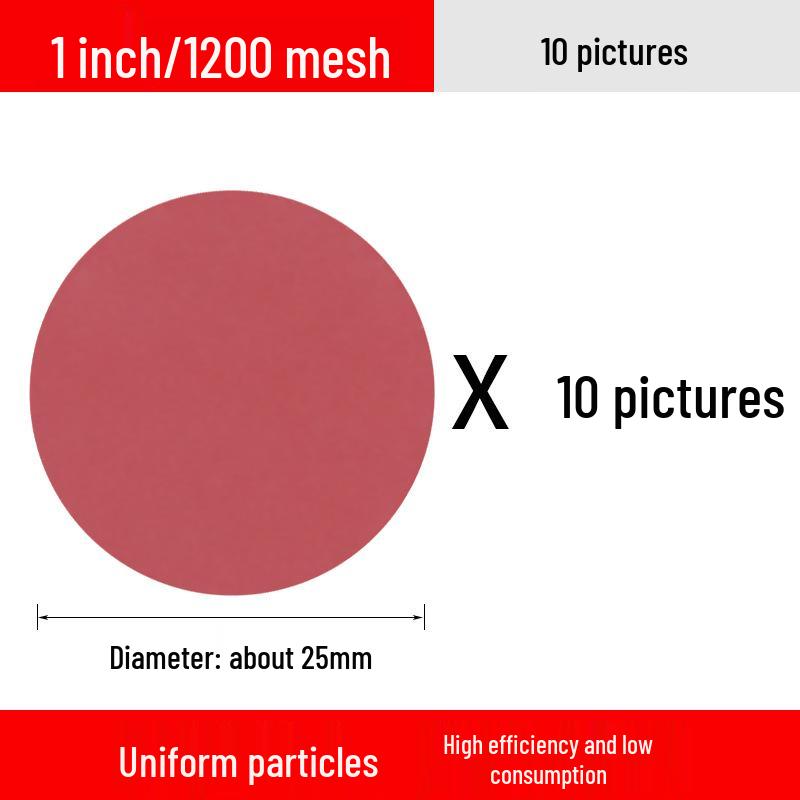 One-Inch Flocked Sandpaper Grinding & Polishing Disc for Small Electric Grinders