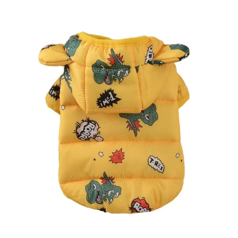 Puppy Coat for Small Medium Dogs Cats Clothes French Bulldog Hoodies Winter Chihuahua Pug Padded Clothing Shih Tzu Outfits