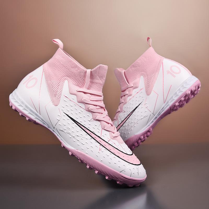 2025 seamless football shoes tf broken nails artificial turf AG nails boys and girls adolescent student training shoes