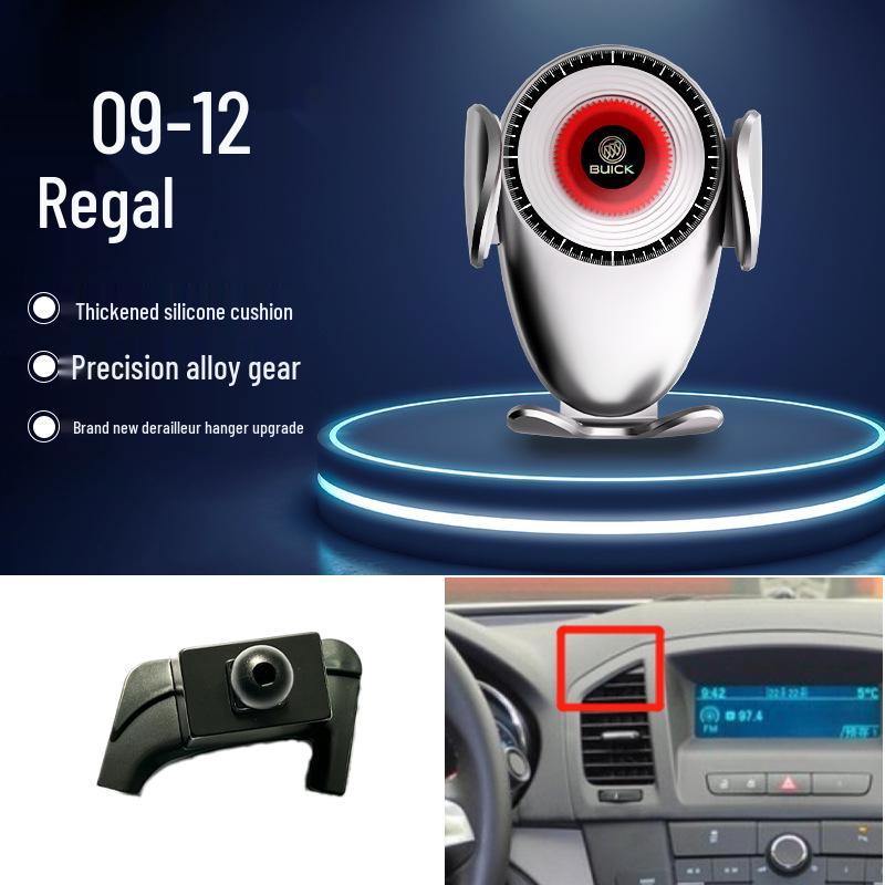 Buick Excelle Regal Verano GL8 Envision Car Phone Holder: New Navigation Gravity Mount
