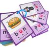 Kids Cvc Words Learning Cards Esl Teaching Materials For Toddlers Sight Words Teaching Aids Vocabulary Educational Montessori