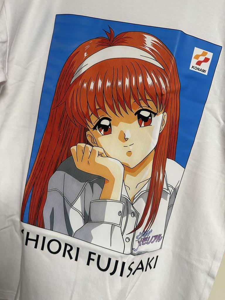 [USED] Tokimeki Memorial T-shirt Shiori Fujisaki KONAMI Rare