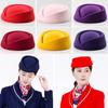 Fashion Stage Performance Beret Hat Cosplay Masquerade Party Flight Attendant Hat Teardrop Hat