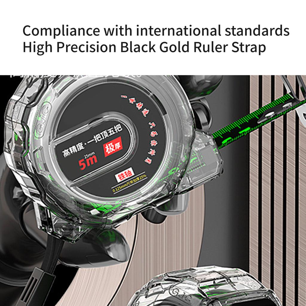 Tape Measure 16.4Ft Measuring Tape Extendable Self-Locking Tape Measurer Easy Read Measurement Tape