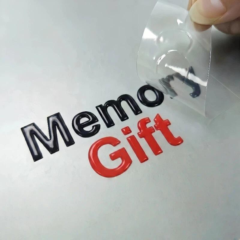 

50pcs Sticker Personalized Logo Custom Transfer Stickers 3D Customized Wedding Labels UV DTF Waterproof Company DIY Bottle 3cm Colored 50pcs