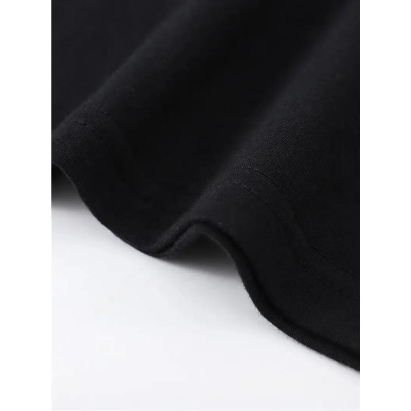 Europäische Größen Herren Bronx NYC Grafik-T-Shirt - Schwarz mit Grauem Kreis & Kräftiger Bronx New York Schriftzug - Leichtes Urban Streetwear Rundhals