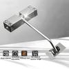 Stainless Steel Simple Door Closer Home Hotel   Automatic Spring Door Closer Device Practical Hardware Tools Easy to Install Door Closing Device