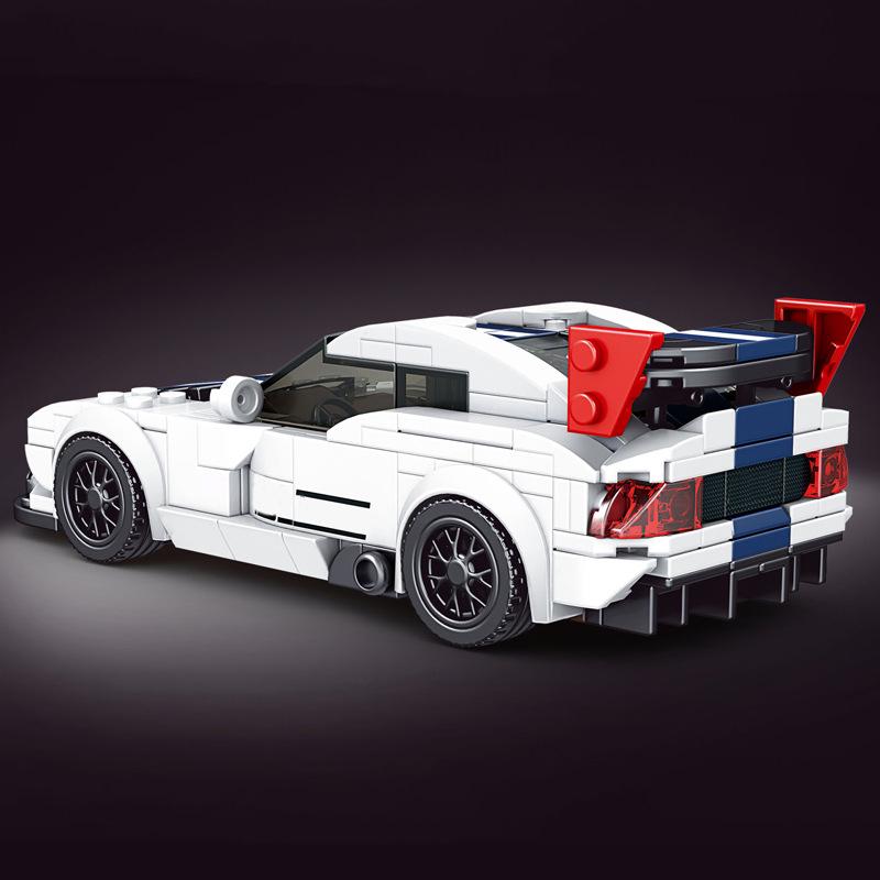 Yuxing King Educational Sports Car Building Blocks Model - Toy Car for Boys, Assembly Kit Birthday Gift 27011s.