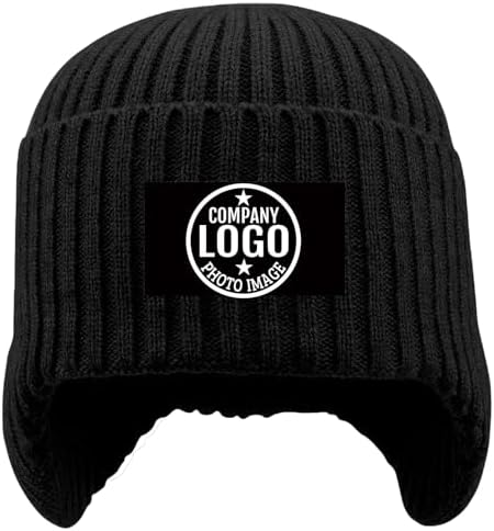 Custom Unisex Beanies with 3D Embroidery Personalized Logo Winter Hats-100% Acrylic Common Fabric