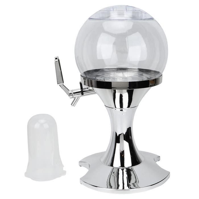 3.5L Argent Forme sphérique Distributeur de bière Distributeur de boissons Distributeur de bière Tool Bar Club Accessoires