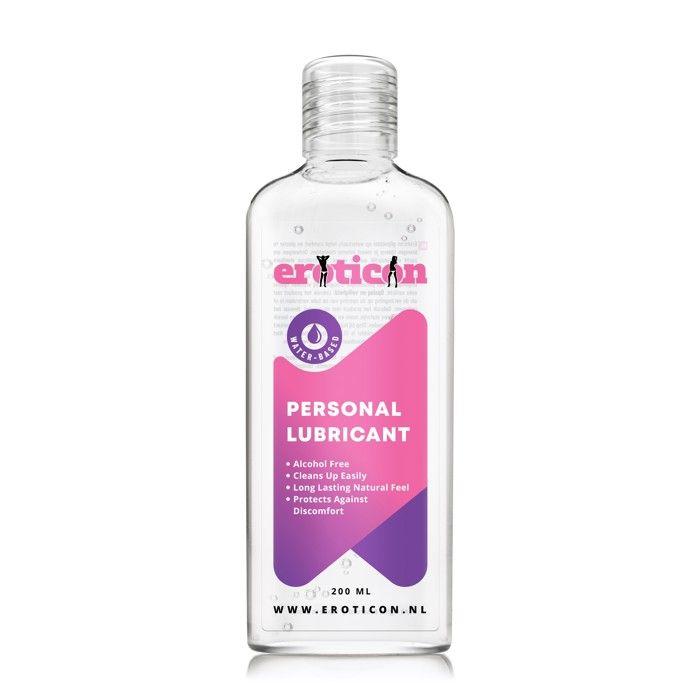 Gel Lubrifiant Intime À Base D'eau Eroticon 200 Ml – Lubrifiant Intime Naturel Pour Couples – Sans Alcool, Compatible Avec Jouets