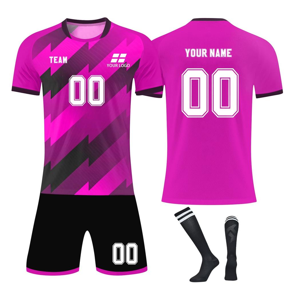 Personliga skjortor Kit Herr tjejer med namnnummer Anpassade fotbollströjor för pojkar träningsdräkt