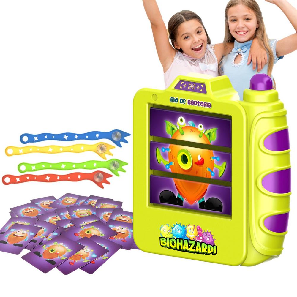 Matching Game For Kids Multiplayer Catching Ghost Interactive Toy Cute Multiplayer Memory Card Game Children s Holiday Gift Toys жёлтый