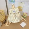 Love Heart Bow Print Bag Drawstring Mochila Mochilas Mujer Students Backpacks Travel Backpack Preppy Style Bags for Woman