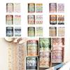 5 Rolls Multicolor Scrapbooking Decorative Tape Spring Flower Wrapping Washi Tape  Gift Decoration
