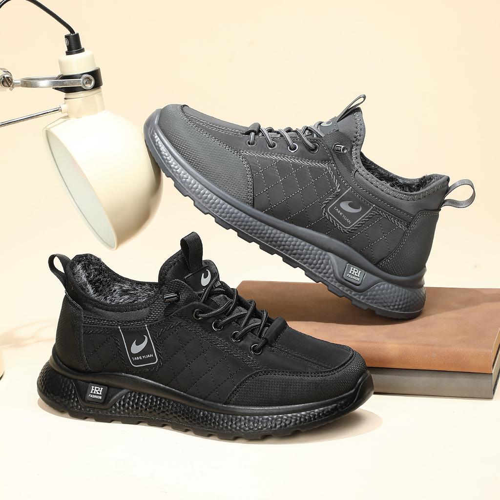 Taiheyuan Old Beijing Cloth Shoes Men's Winter Plush Thick Outdoor Leisure Warm Cotton Shoes