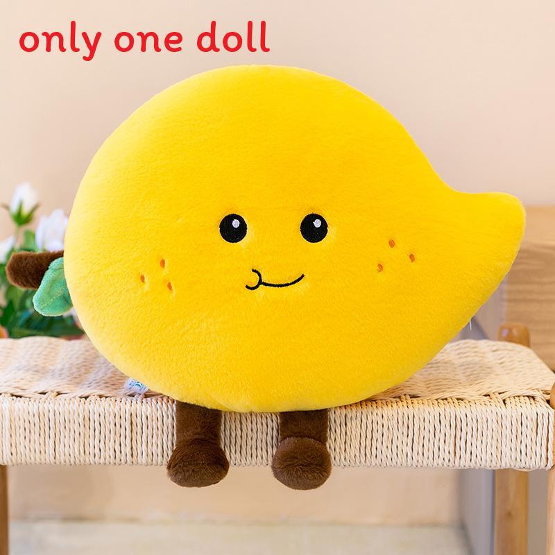 Mango Plush Toy Stress Relief Doll With Pp Cotton Filling For Kids And Teens