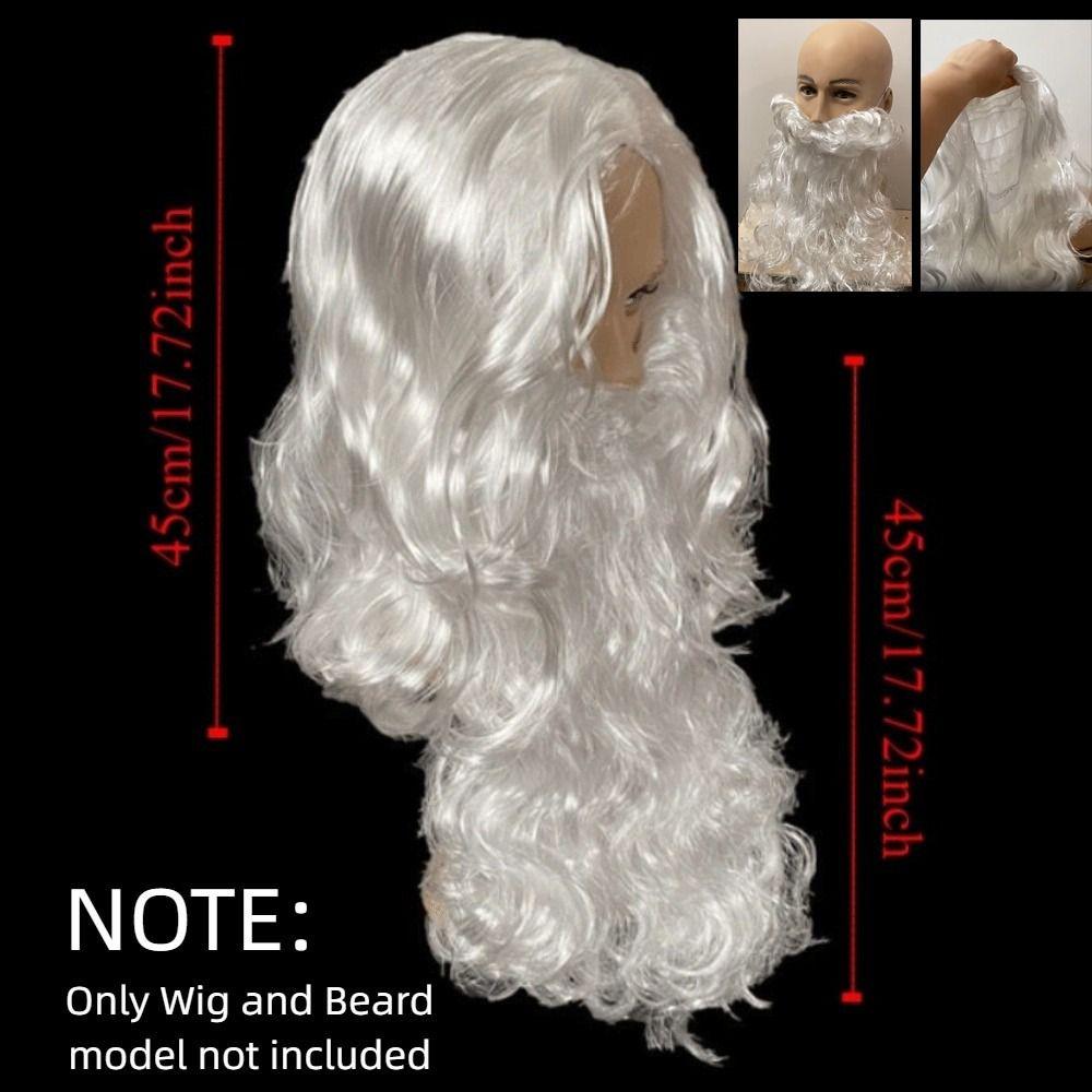 Creative Santa Hair and Beard Set Funny Christmas Cosplay Props  Christmas Decorations